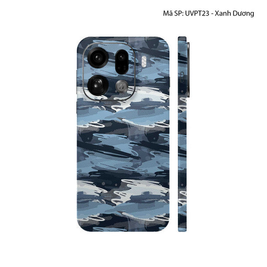 Dán Skin Oppo Find X9 Series Vân Nổi Camo SEAMLESS | UVPT23