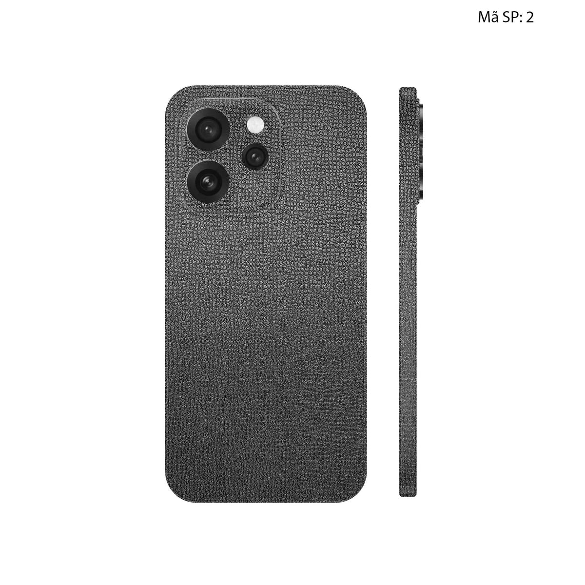 Miếng Dán Da Oppo Reno15 | Pro | F Vân Voi Đen 02