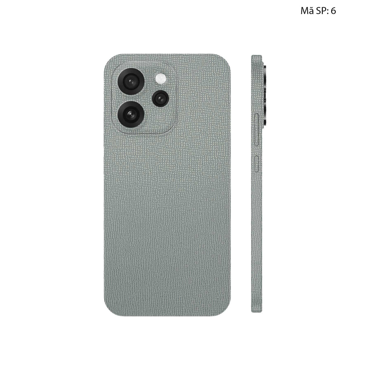 Miếng Dán Da Oppo Reno15 | Pro | F Vân Voi Xám 06