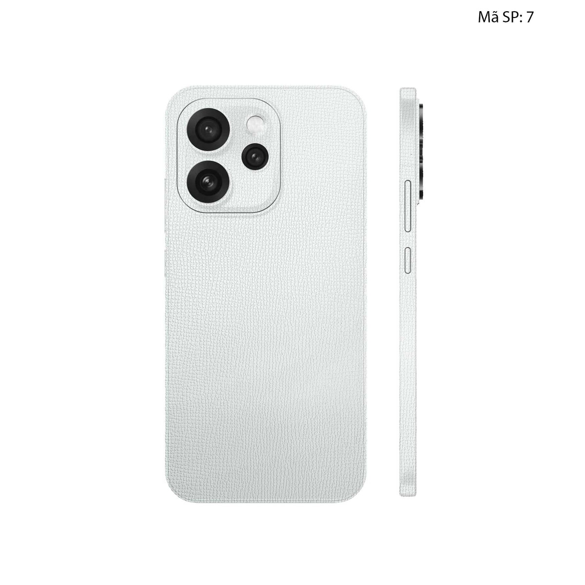 Miếng Dán Da Oppo Reno15 | Pro | F Vân Voi Trắng 07