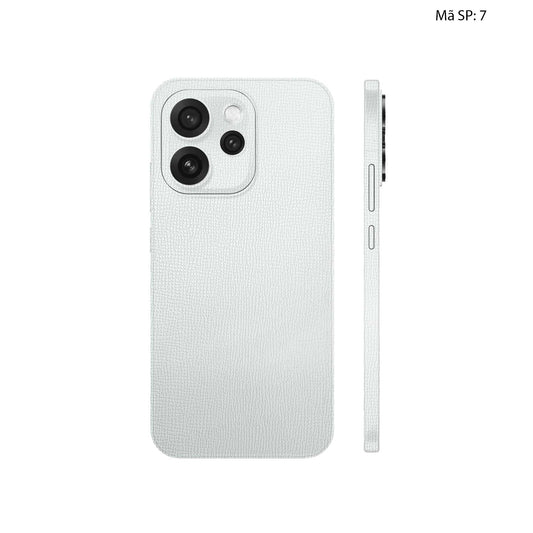 Miếng Dán Da Oppo Reno15 | Pro | F Vân Voi Trắng 07