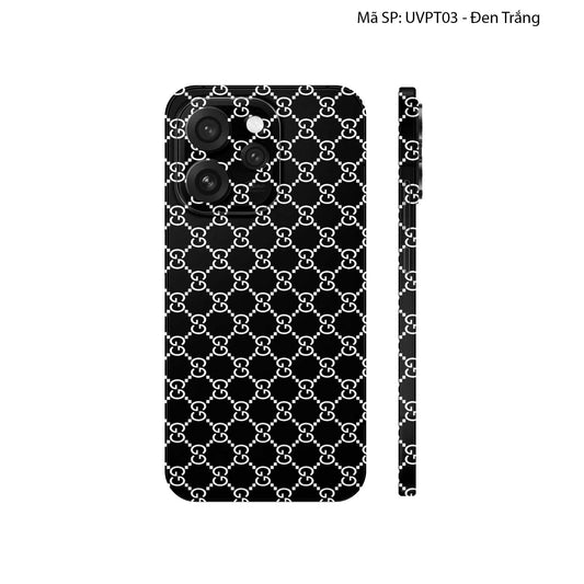 Dán Skin Oppo Reno15 Series Vân Nổi Gucci | UVPT03