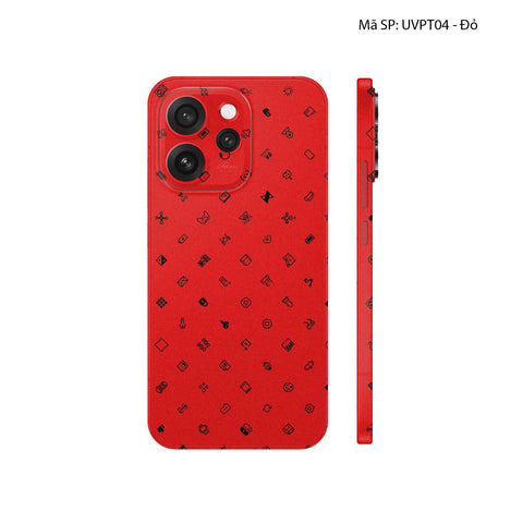 Dán Skin Oppo Reno15 Series Vân Nổi ICON | UVPT04