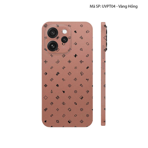 Dán Skin Oppo Reno15 Series Vân Nổi ICON | UVPT04