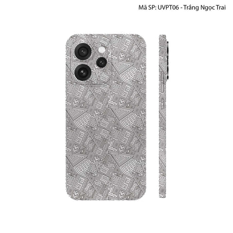 Dán Skin Oppo Reno15 Series Vân Nổi Pattern AZ | UVPT06