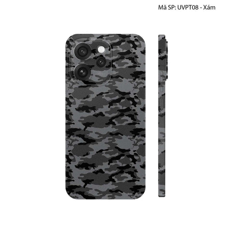 Dán Skin Oppo Reno15 Series Vân Nổi Camo Urban | UVPT08