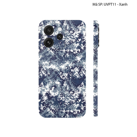 Dán Skin Oppo Reno15 Series Vân Nổi Camo Digital | UVPT11