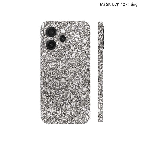Dán Skin Oppo Reno15 Series Vân Nổi Pattern Cartoon | UVPT12