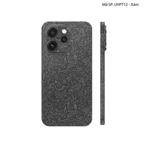 Dán Skin Oppo Reno15 Series Vân Nổi Pattern Cartoon | UVPT12