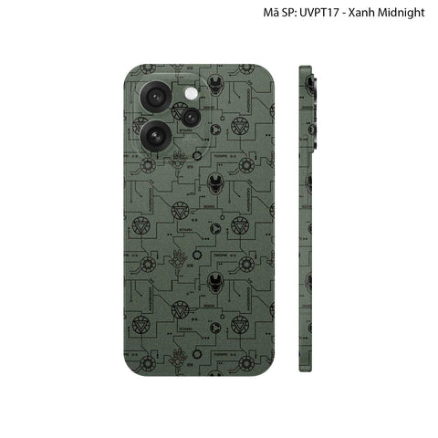 Dán Skin Oppo Reno15 Series Vân Nổi Iron Man | UVPT17