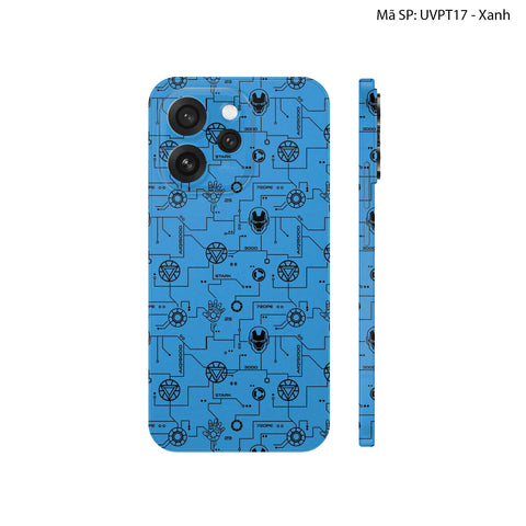 Dán Skin Oppo Reno15 Series Vân Nổi Iron Man | UVPT17
