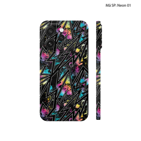 Dán Skin Oppo Reno15 Series Vân Nổi Neon | UVPT19