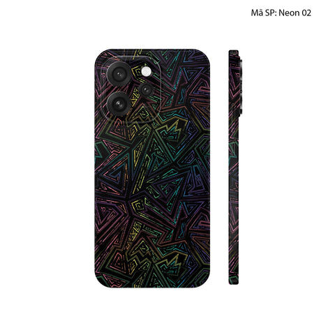 Dán Skin Oppo Reno15 Series Vân Nổi Neon | UVPT19