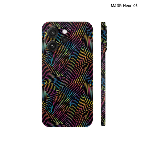 Dán Skin Oppo Reno15 Series Vân Nổi Neon | UVPT19