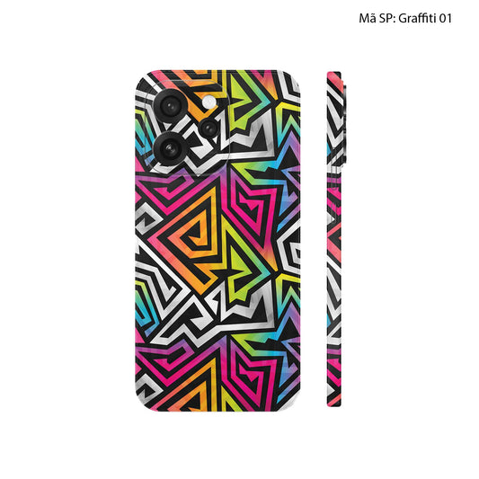 Dán Skin Oppo Reno15 Vân Nổi Graffiti | UVPT20