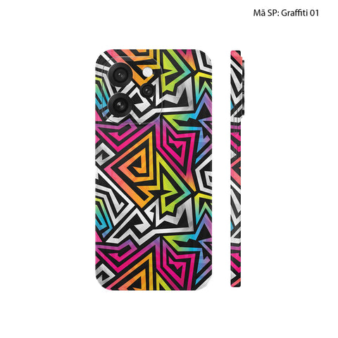 Dán Skin Oppo Reno15 Vân Nổi Graffiti | UVPT20