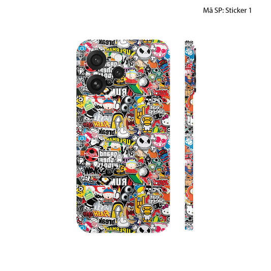 Dán Skin Oppo Reno15 Series Vân Nổi Sticker | UVPT22