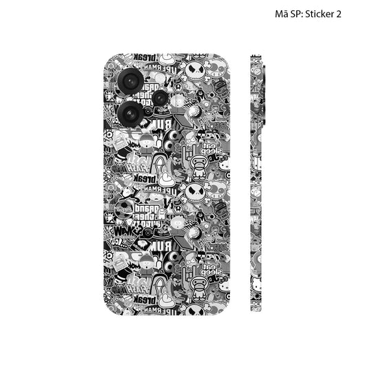 Dán Skin Oppo Reno15 Series Vân Nổi Sticker | UVPT22
