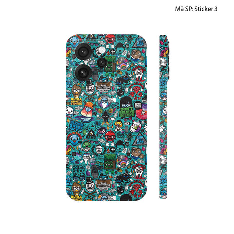 Dán Skin Oppo Reno15 Series Vân Nổi Sticker | UVPT22