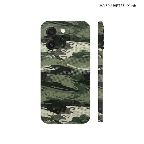 Dán Skin Oppo Reno15 Series Vân Nổi Camo SEAMLESS | UVPT23