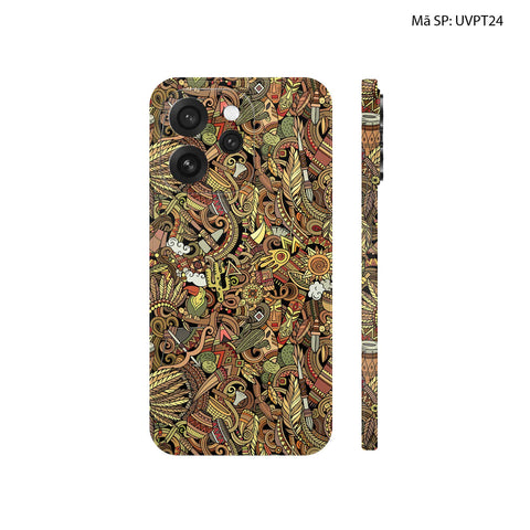 Dán Skin Oppo Reno15 Series Vân Nổi Pattern Native | UVPT24