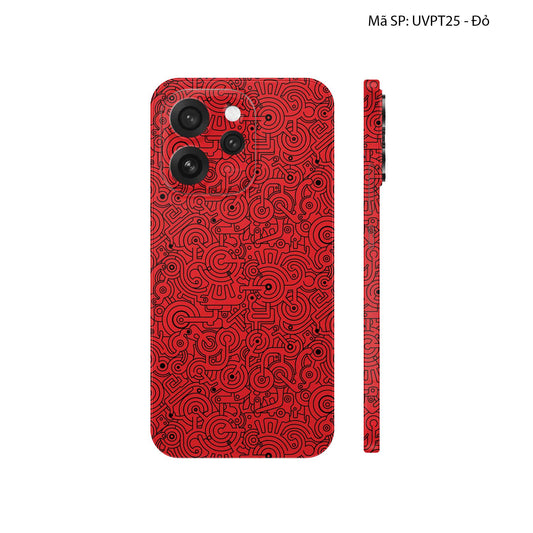 Dán Skin Oppo Reno15 Vân Nổi Pattern Machine | UVPT25