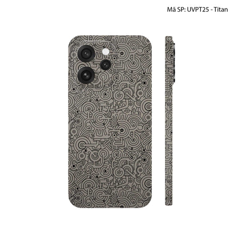 Dán Skin Oppo Reno15 Vân Nổi Pattern Machine | UVPT25