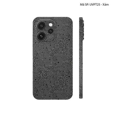Dán Skin Oppo Reno15 Vân Nổi Pattern Machine | UVPT25