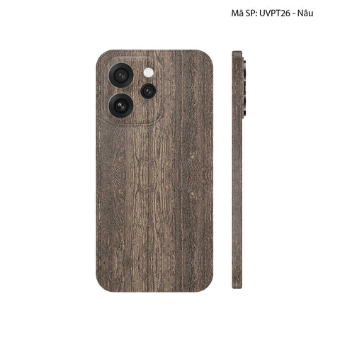 Dán Skin Oppo Reno15 Series Vân Nổi Pattern WOOD | UVPT26