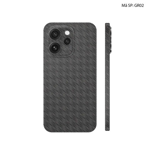 Dán Skin Oppo Reno15 Series Vân Nổi Pattern Grey | UVPT29