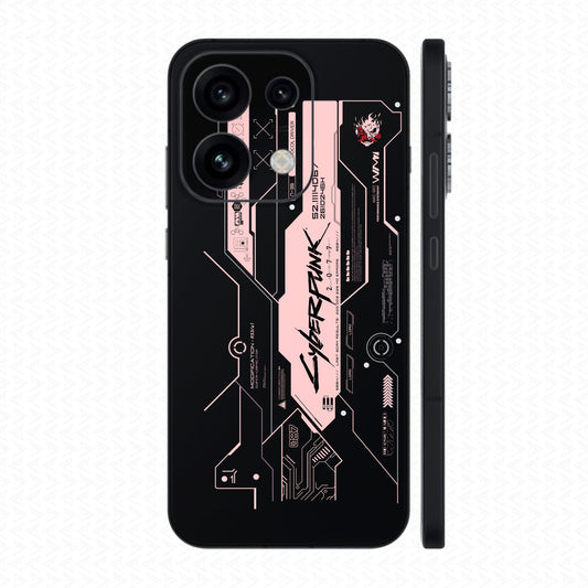 Dán Skin Oppo Reno16 | Pro | F In Hình Cyberpink Đen