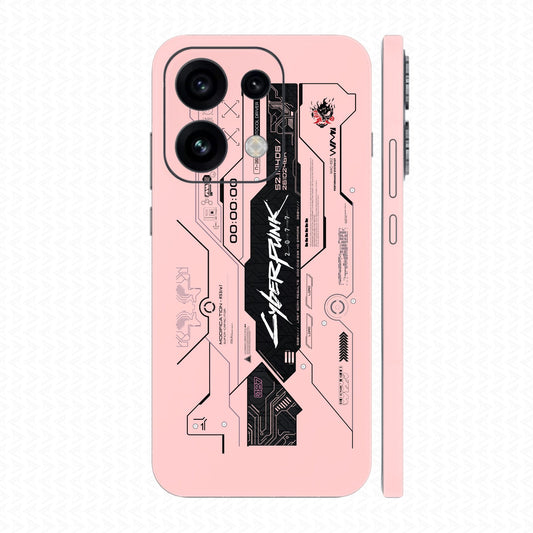 Dán Skin Oppo Reno16 | Pro | F In Hình Cyberpink Hồng