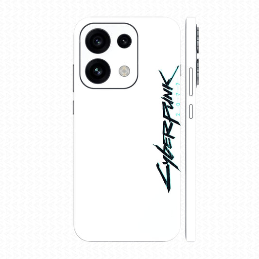 Dán Skin Oppo Reno16 | Pro | F In Hình Cyberpunk Đen Trắng 04