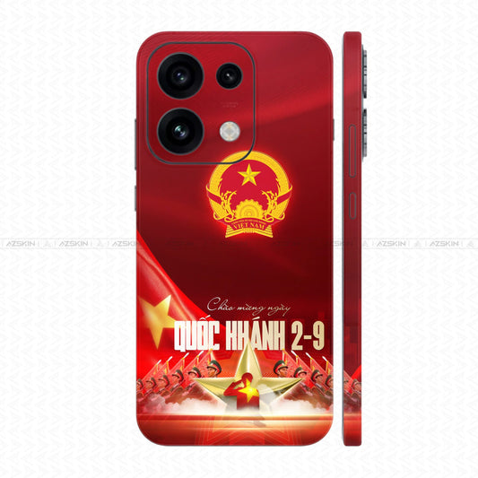 Dán Skin Oppo Reno16 | Pro | F In Hình Quốc Khánh