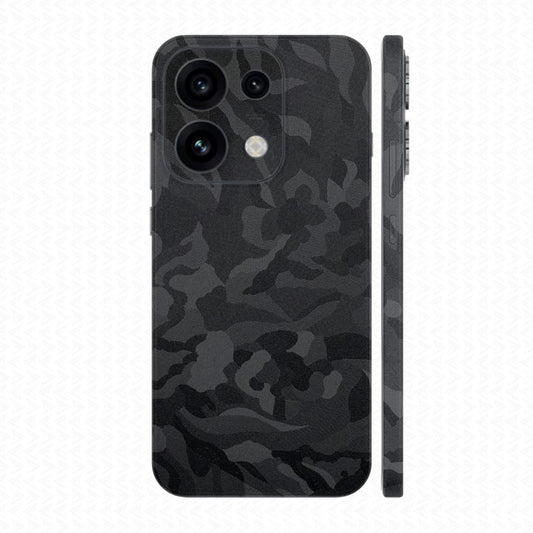 Dán Skin Oppo Reno16 | Pro | F Vân Camo Đen SB12