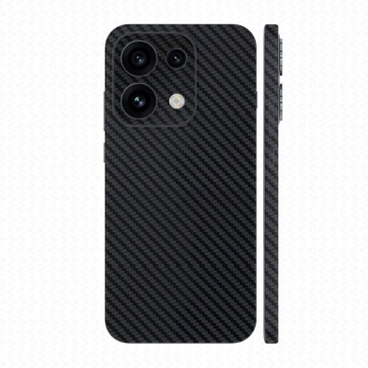Dán Skin Oppo Reno16 Series Vân Carbon Đen | AZFILM-CA01