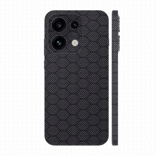 Dán Skin Oppo Reno16 Series Vân Carbon Fiber Đen | SKM-CA07