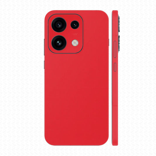 Miếng Dán Da Oppo Reno16 | Pro | F Vân Aran Đỏ Tươi