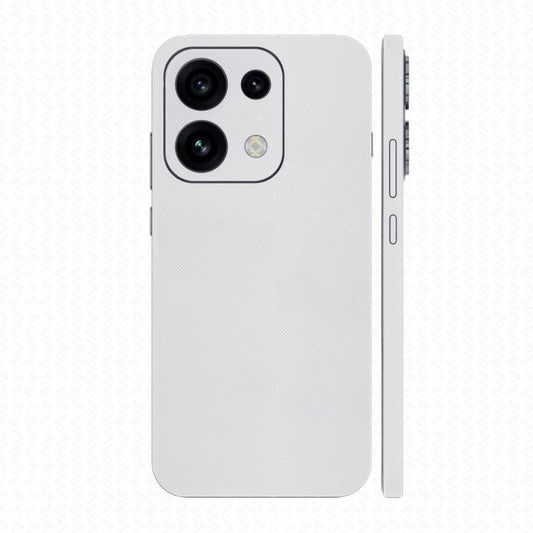 Miếng Dán Da Oppo Reno16 | Pro | F Vân Fabic Trắng