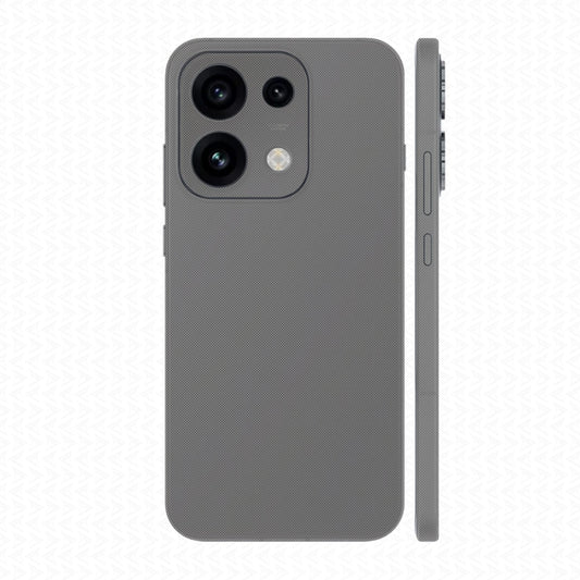 Miếng Dán Da Oppo Reno16 | Pro | F Vân Fabic Xám