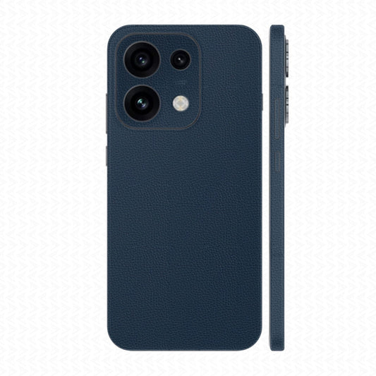 Miếng Dán Da Oppo Reno16 | Pro | F Vân Mil Xanh Navy