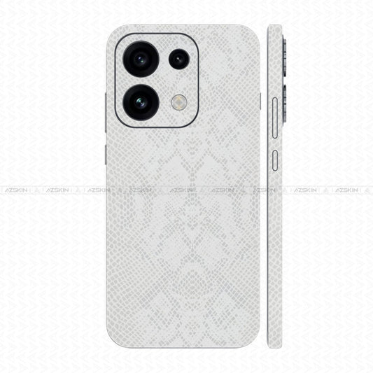 Miếng Dán Da Oppo Reno16 | Pro | F Vân Rắn Trắng
