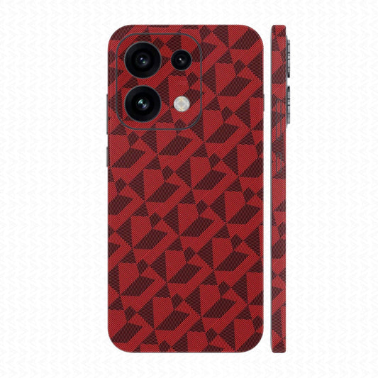 Dán Skin Oppo Reno16 Series Vân Nổi Nordic | UVPT02