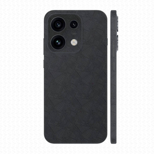 Dán Skin Oppo Reno16 Series Vân Nổi Pattern AZ | UVPT06