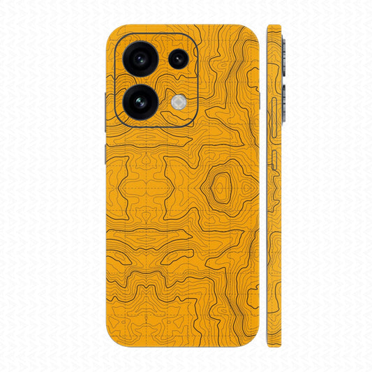 Dán Skin Oppo Reno16 Series Vân Nổi Map | UVPT07