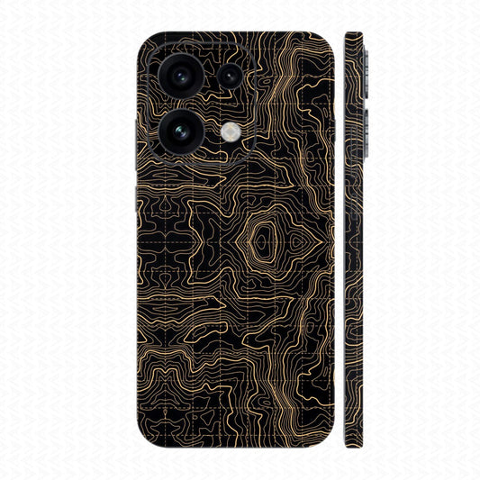Dán Skin Oppo Reno16 Series Vân Nổi Map | UVPT07