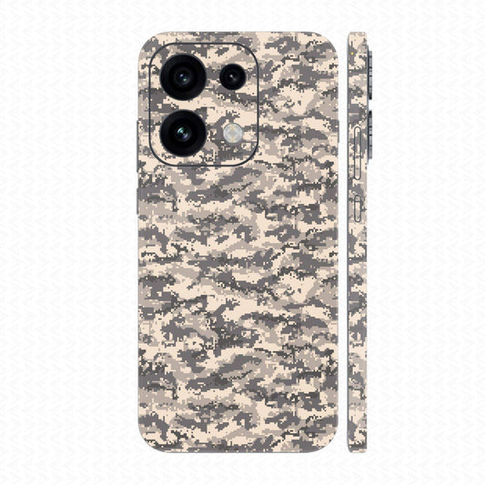 Dán Skin Oppo Reno16 Series Vân Nổi Camo Digital | UVPT11
