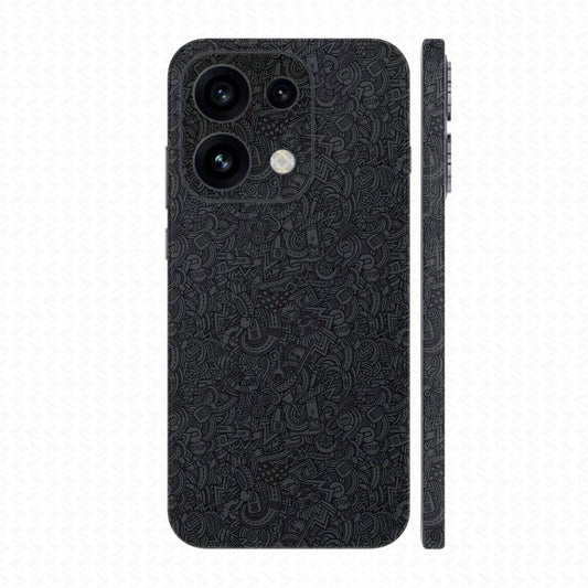 Dán Skin Oppo Reno16 Series Vân Nổi Cartoon | UVPT12