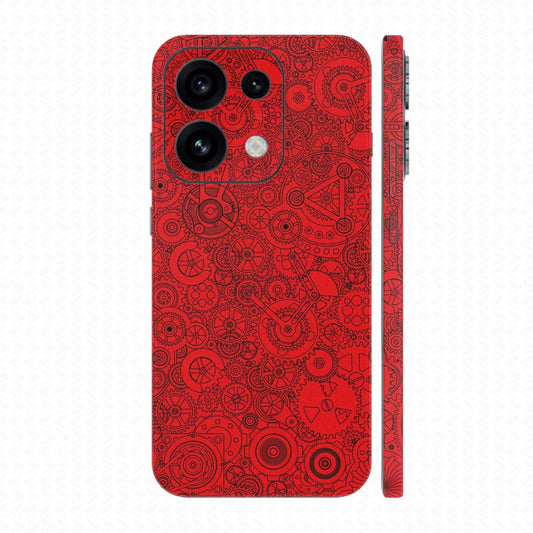 Dán Skin Oppo Reno16 Series Vân Nổi Động Cơ | UVPT18