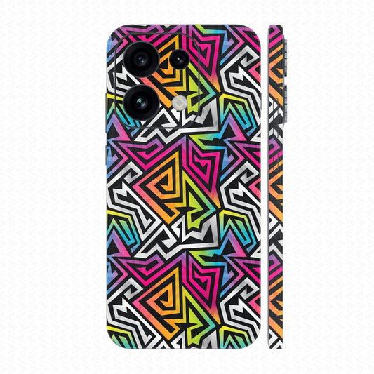 Dán Skin Oppo Reno16 Series Vân Nổi Graffiti | UVPT20